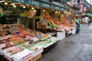 mercato del pesce di Ueno