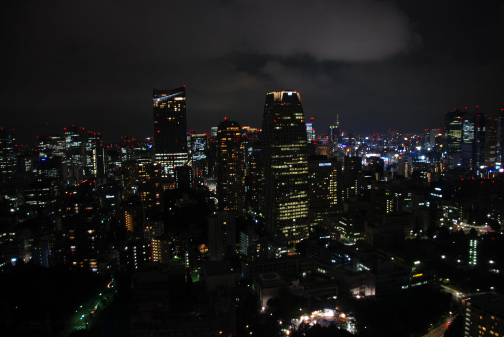 città di tokyo di notte