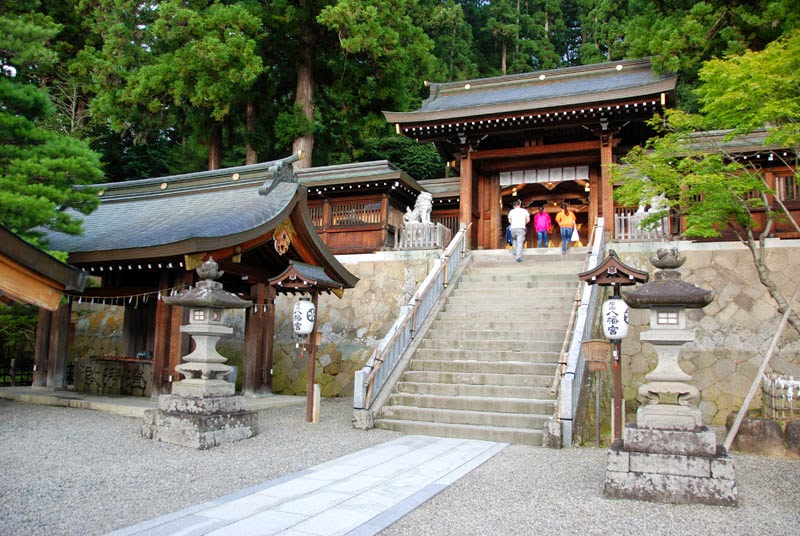 uno dei complessi templari di takayama