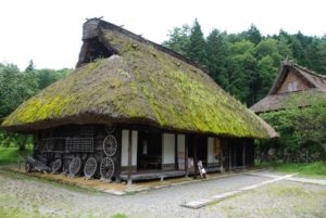 casa dal tetto di paglia a Takayama
