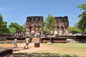 L'ingresso al Palazzo Reale di Polonnaruwa