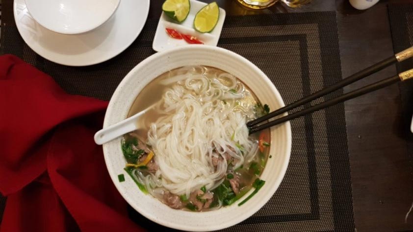 Il Pho, in una versione con pochi ingredienti