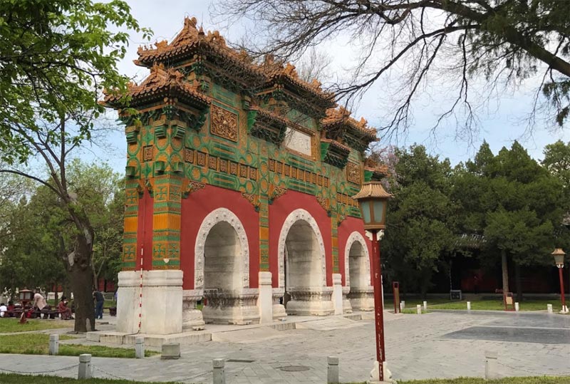 Una delle porta del Tempio di Confucio