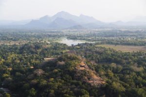 Panorama dalla vetta di Sigiriya