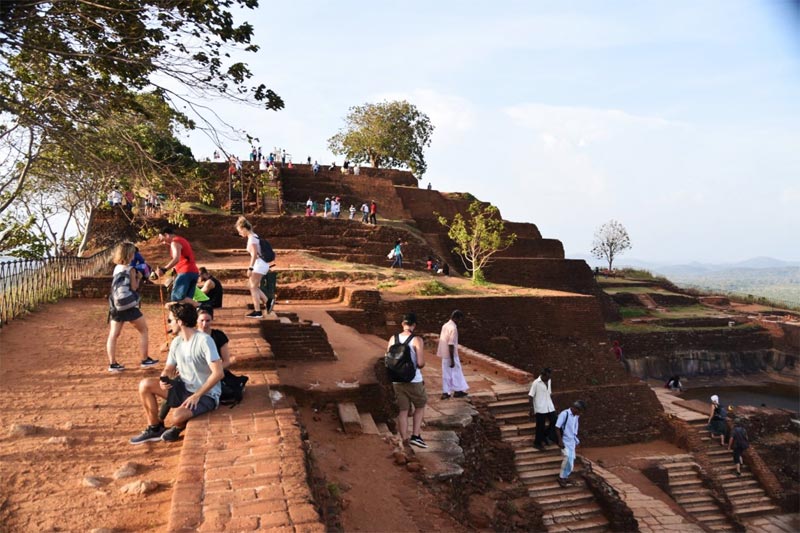 I resti del palazzo reale di Sigiriya