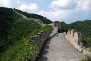 Uno dei tratti meglio conservati della Grande Muraglia Cinese